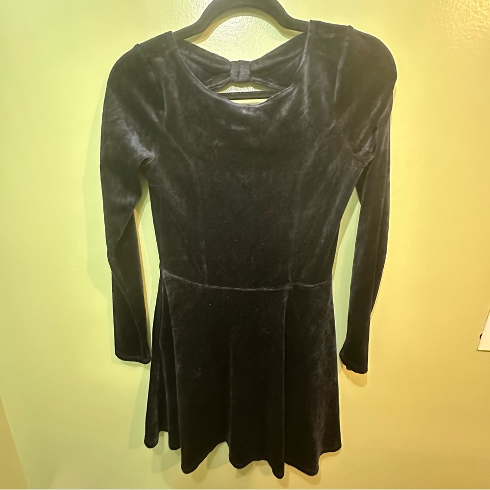 Abercrombie Kids Black Velvet Dress